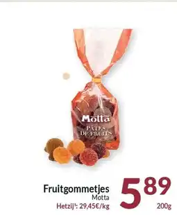 Intermarché Fruitgommetjes Motta aanbieding