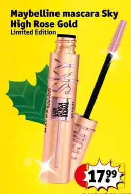 Kruidvat Maybelline mascara Sky High Rose Gold aanbieding