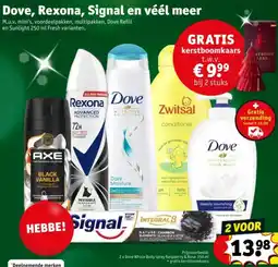 Kruidvat Dove, Rexona, Signal en véél meer aanbieding