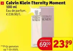 Kruidvat Calvin Klein Eternity Moment aanbieding