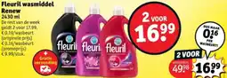 Kruidvat Fleuril wasmiddel aanbieding