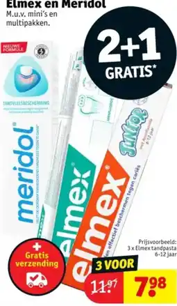 Kruidvat Elmex en Meridol aanbieding