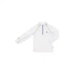 Decathlon Microfleece sweatshirt met halve rits voor meisjes Peak Mountain Fafine aanbieding