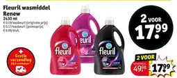 Kruidvat Fleuril wasmiddel Renew aanbieding