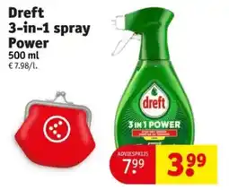 Kruidvat Dreft 3-in-1 spray Power aanbieding