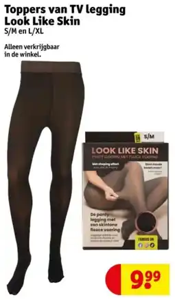 Kruidvat Toppers van TV legging Look Like Skin aanbieding