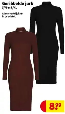 Kruidvat Geribbelde Jurk aanbieding