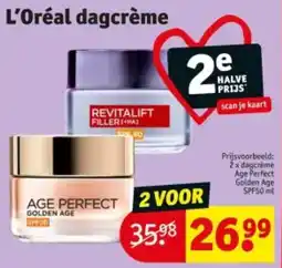 Kruidvat L'Oréal Dagcrème aanbieding
