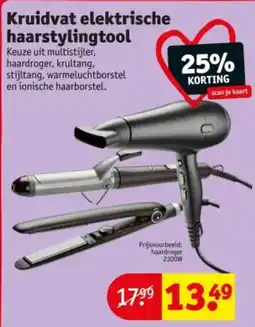 Kruidvat Kruidvat Elektrische Haarstylingtool aanbieding