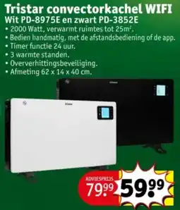 Kruidvat Tristar convectorkachel WiFi aanbieding
