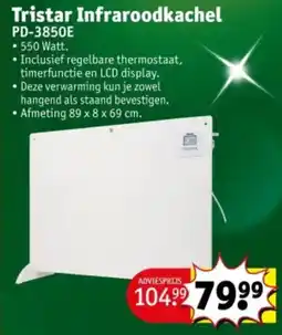 Kruidvat Tristar Infraroodkachel PD-3850E aanbieding