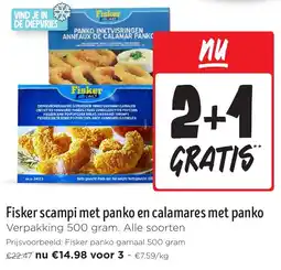 Jumbo Fisker Scampi met Panko en Calamares met Panko aanbieding