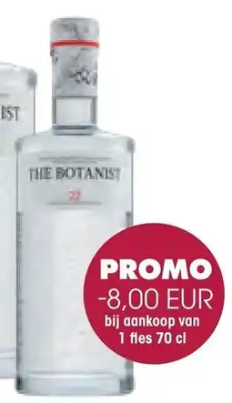 Prik en Tik The Botanist Gin 46° aanbieding