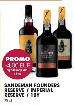 Prik en Tik Sandeman Founders aanbieding