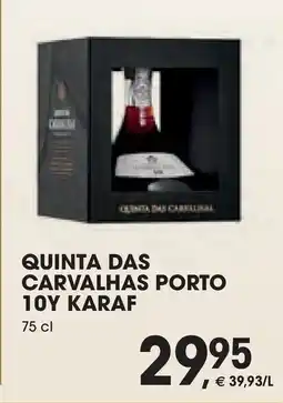Prik en Tik Quinta Das Carvalhas Porto 10 years Karaf aanbieding