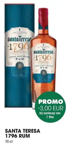 Prik en Tik Santa Teresa 1796 Rum aanbieding