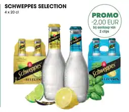 Prik en Tik Schweppes selection aanbieding