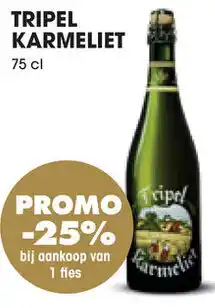 Prik en Tik Tripel Karmeliet aanbieding