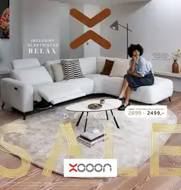 Xooon Carini hoekopstelling in vada ivory aanbieding