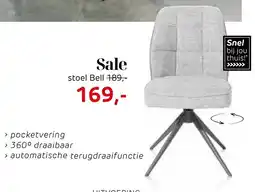 Henders & Hazel Stoel bell aanbieding