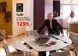 Henders & Hazel Uitschuiftafel Avellino aanbieding