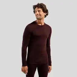 Decathlon Natural Merino 200 basislaag met ronde hals ODLO aanbieding