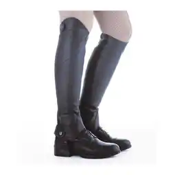 Decathlon Geoliede kalfsleren mini-chaps Kavalkade Remus aanbieding