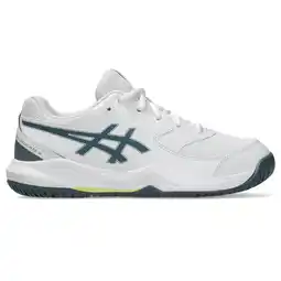 Decathlon Tennis En Padelschoenen Kinderen - ASICS Gel-Dedicate 8 GS - White/Iron aanbieding