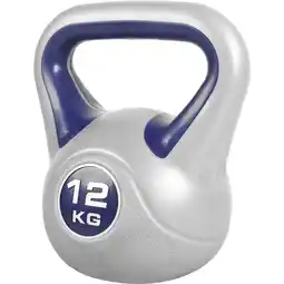 Decathlon Kettlebell Trendy - Kunststof - 12 kg - Grijs - Blauw aanbieding