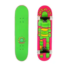 Decathlon Compleet skateboard MILLER CHOP IT Maple 31,75x8 ABEC7 wielen CREEK SHR aanbieding