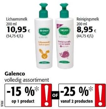 Galenco volledig assortiment