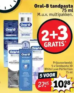 Kruidvat Oral-B tandpasta 75 ml aanbieding