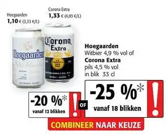 Colruyt Hoegaarden witbier aanbieding