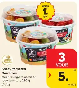 Carrefour Snack tomaten Carrefour aanbieding