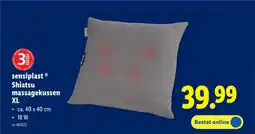 Lidl Shiatsu massagekussen XL aanbieding