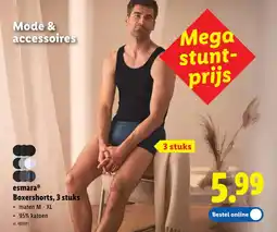 Lidl Boxershorts, 3 stuks aanbieding