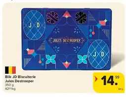 Carrefour Blik JD Biscuiterie Jules Destrooper aanbieding