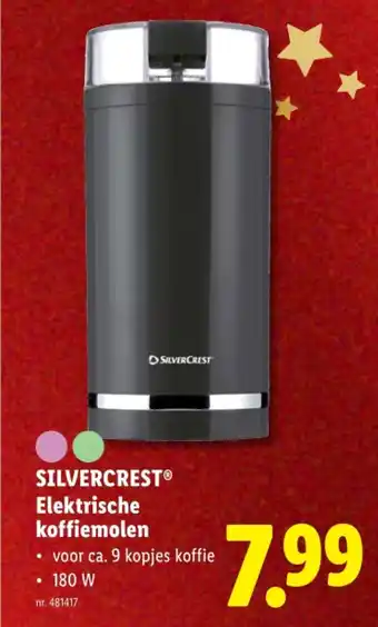 Lidl Elektrische koffiemolen aanbieding