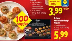 Lidl Minibladerdeeghapjes aanbieding