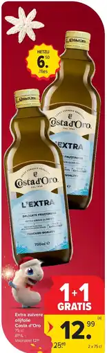 Carrefour Extra zuivere olijfolie Costa d’Oro aanbieding