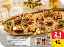 Carrefour Gamma aperitiefhapjes Apéro Dégustation Carrefour aanbieding
