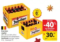 Carrefour Krat bier Jupiler aanbieding