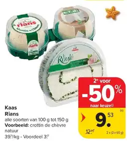Carrefour Kaas Rians aanbieding