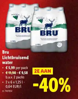 Lidl Lichtbruisend water aanbieding