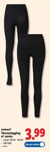Lidl Thermolegging of-panty aanbieding