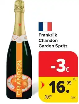 Carrefour Frankrijk Chandon Garden Spritz aanbieding