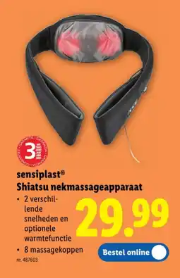 Lidl Shiatsu nekmassageapparaat aanbieding