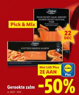 Lidl Gerookte zalm aanbieding
