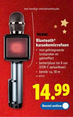 Lidl Bluetooth karaokemicrofoon aanbieding