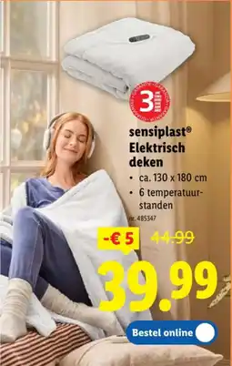 Lidl Elektrisch deken aanbieding